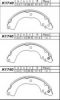 ASIMCO K1740 Brake Shoe Set